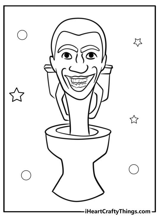 25 New Skibidi Toilet Coloring Pages (100% Free To Print)