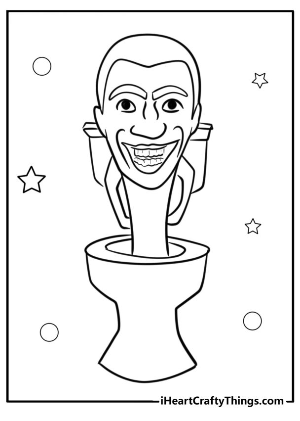 25 New Skibidi Toilet Coloring Pages (100% Free To Print)