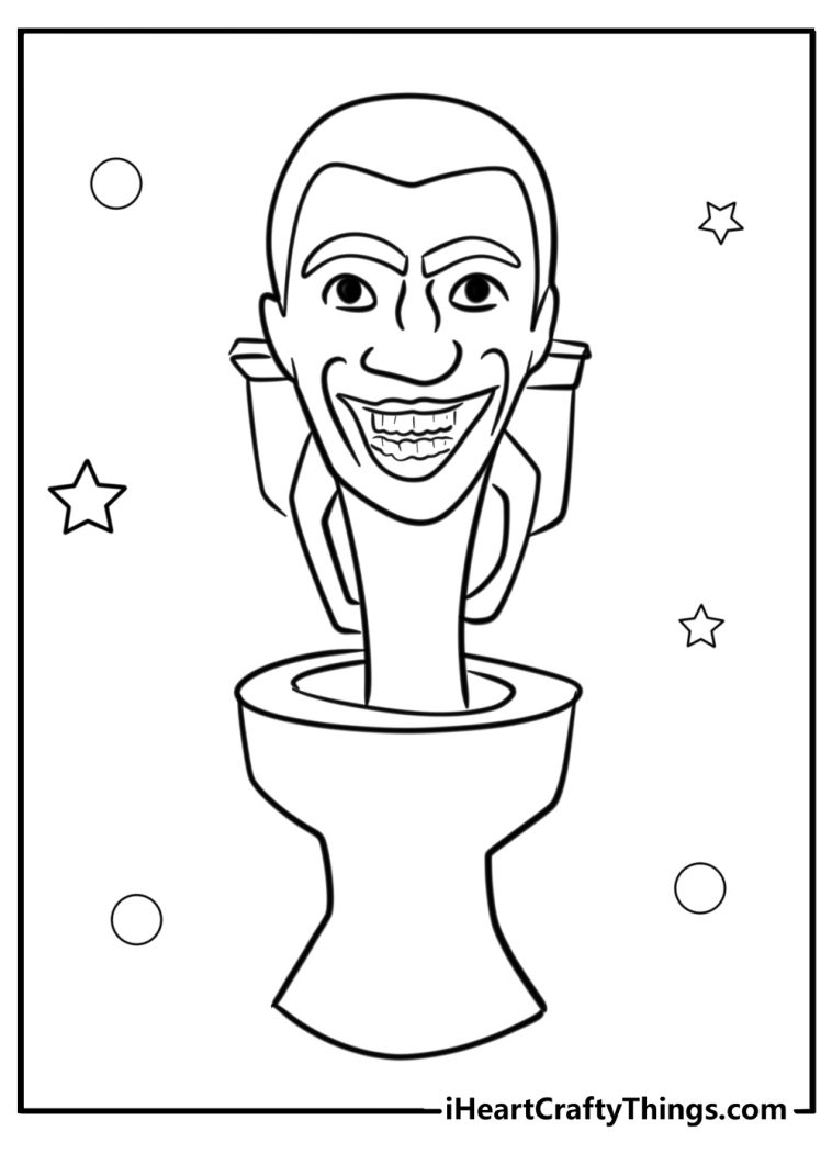 25 New Skibidi Toilet Coloring Pages (100% Free To Print)