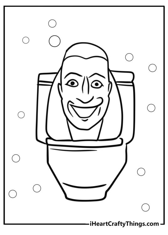 25 New Skibidi Toilet Coloring Pages (100% Free To Print)