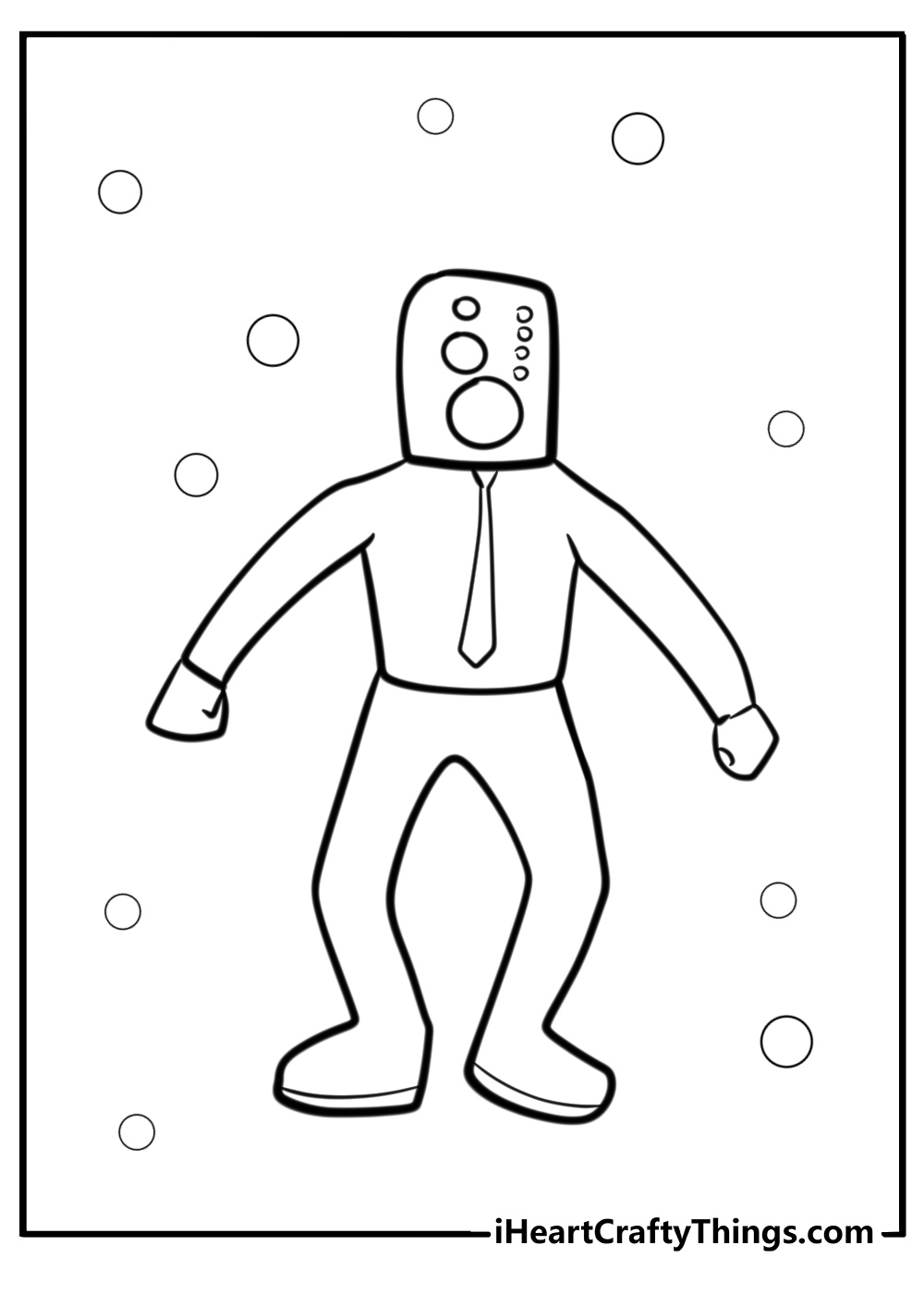 Titan speakerman skibidi toilet coloring pages