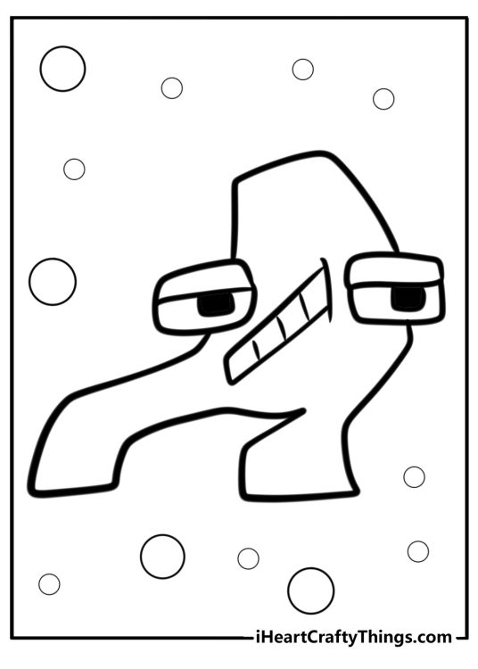 Alphabet lore a coloring pages