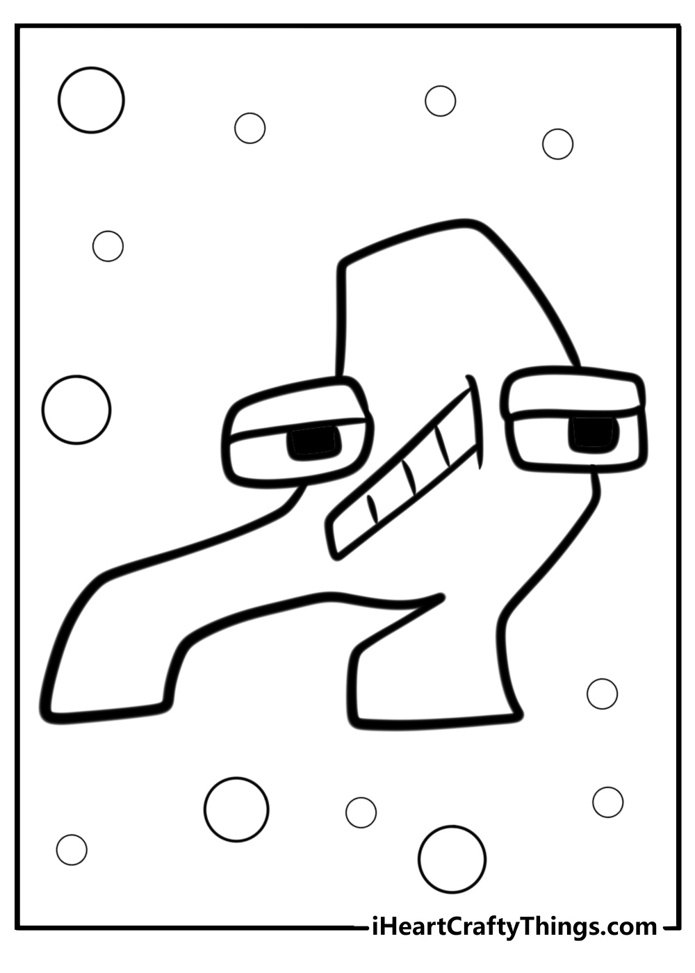 Alphabet lore a coloring pages