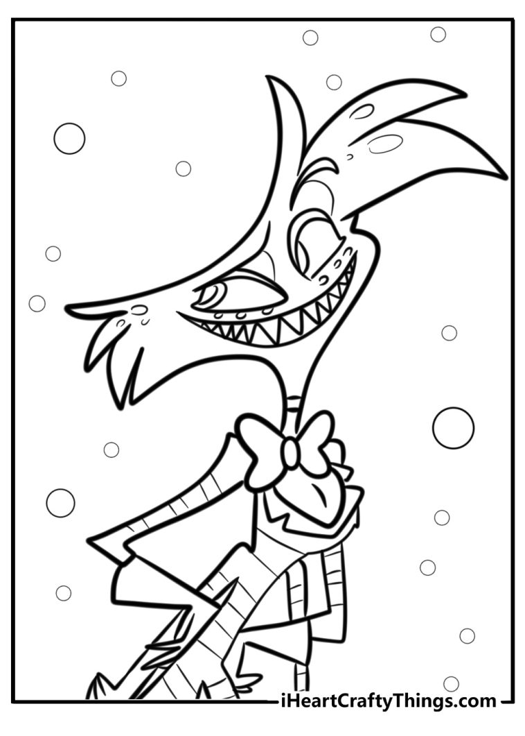 26 New Hazbin Hotel Coloring Pages - Angel Hazbin Hotel Coloring Pages 758x1061