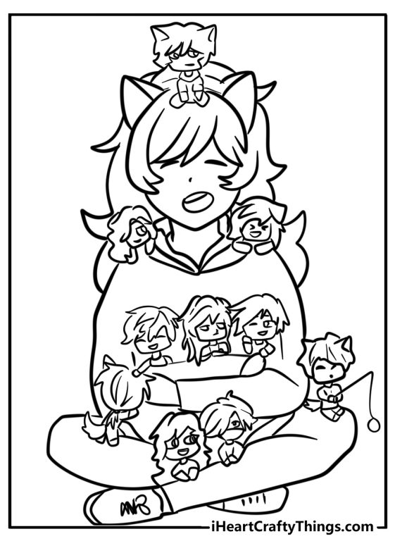 20 Aphmau Coloring Pages (Printable Free PDFs For All Fans)