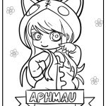 Aphmau coloring pages