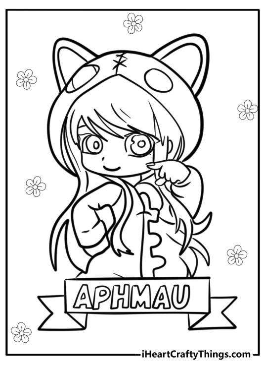 20 Aphmau Coloring Pages