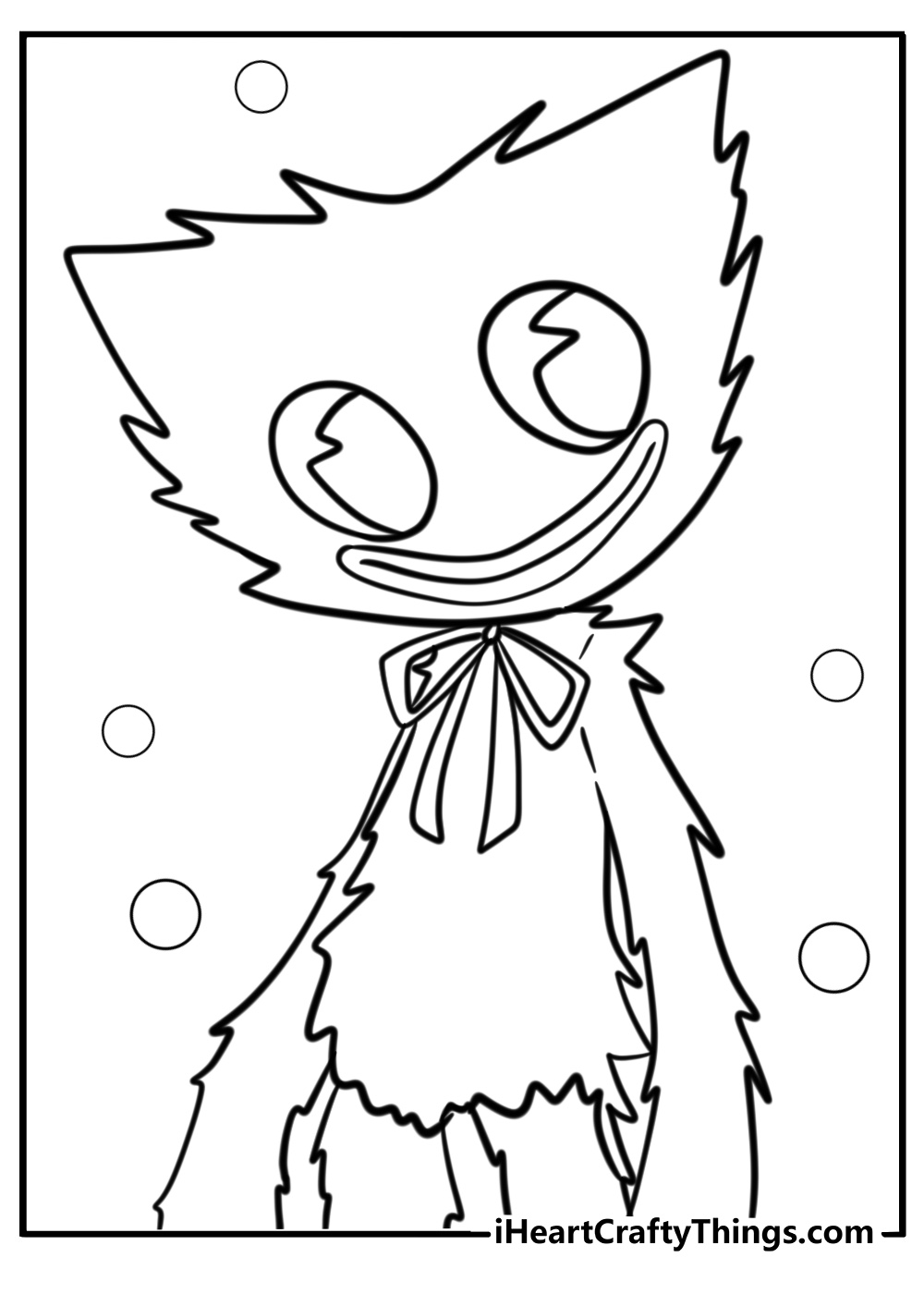 Baby huggy wuggy coloring pages