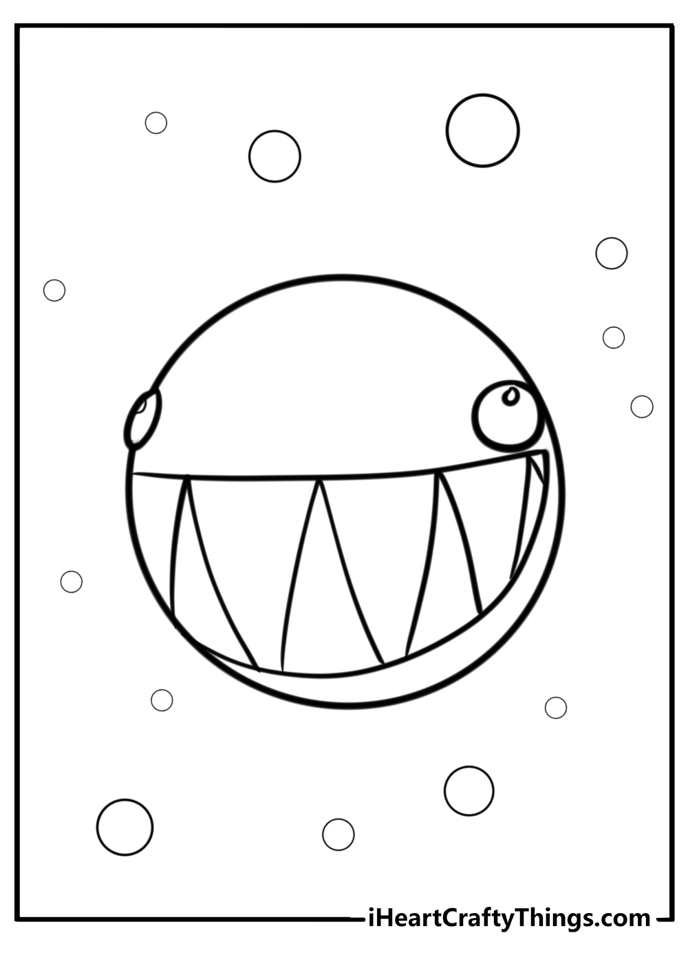 Bubble Coloring Page from The Amazing Digital Circus