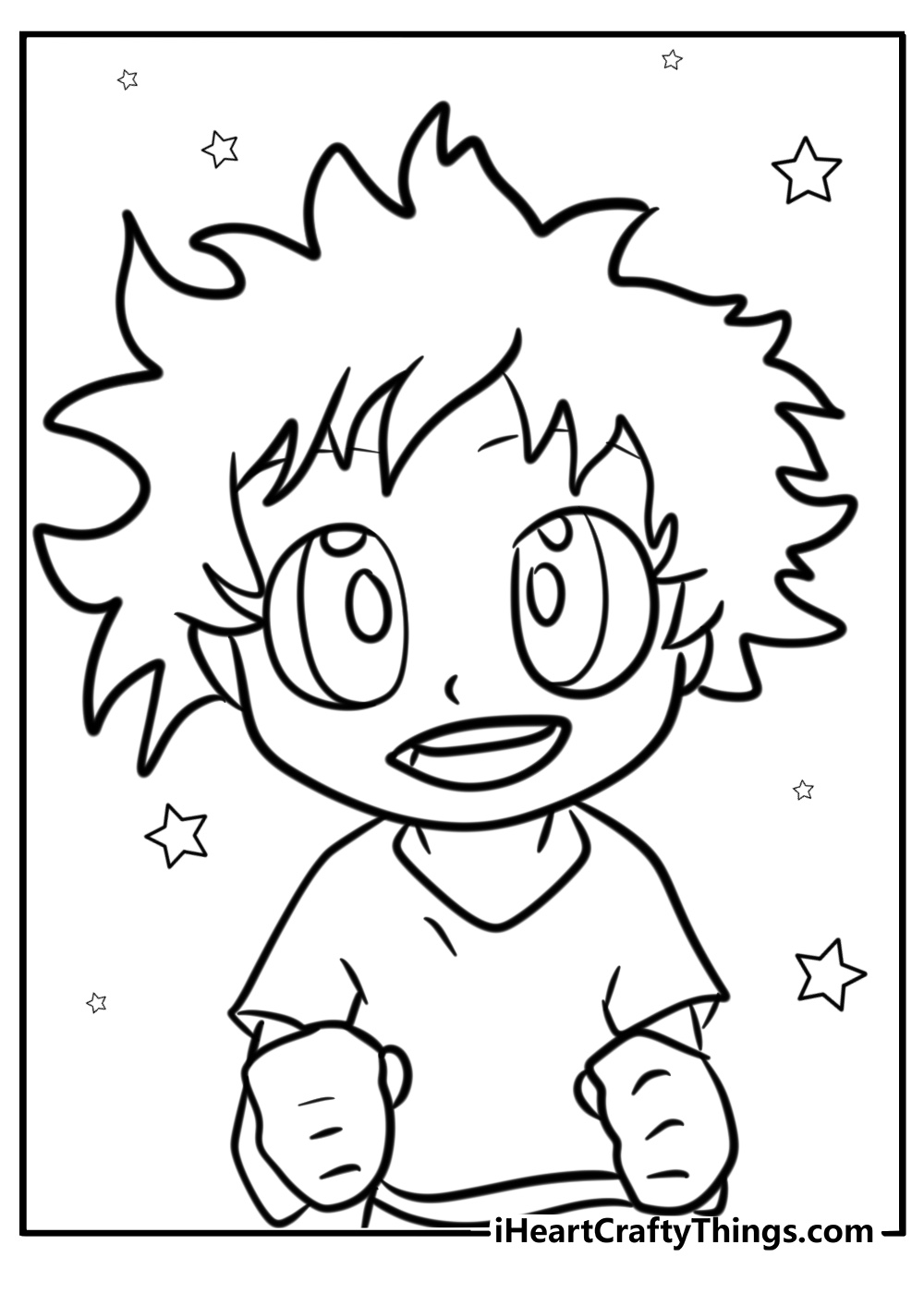 Chibi my hero academia coloring pages