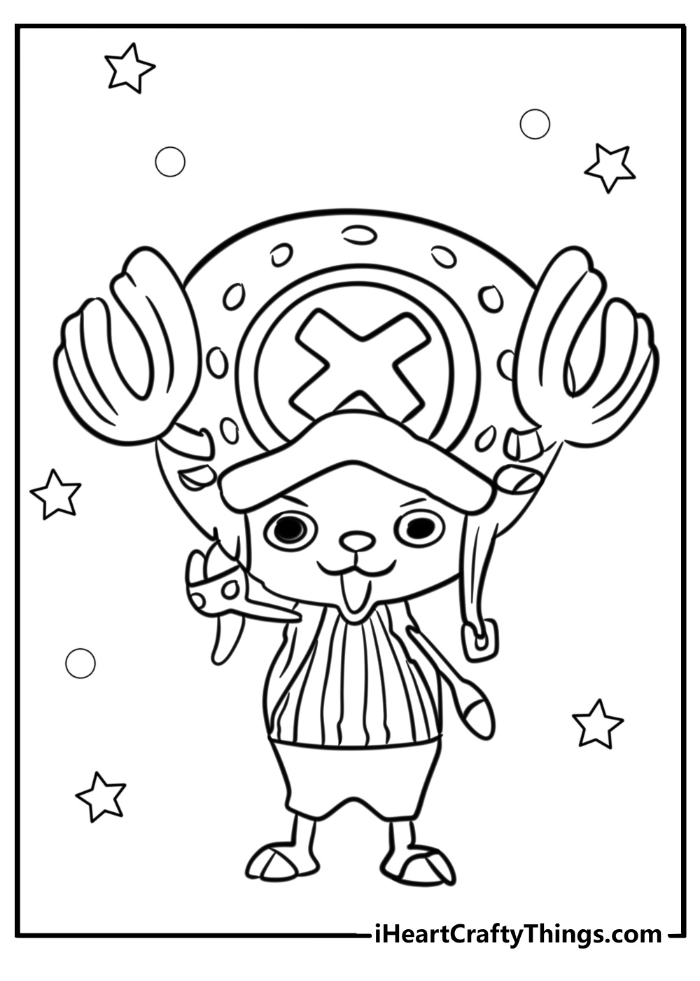 Chopper one piece coloring pages