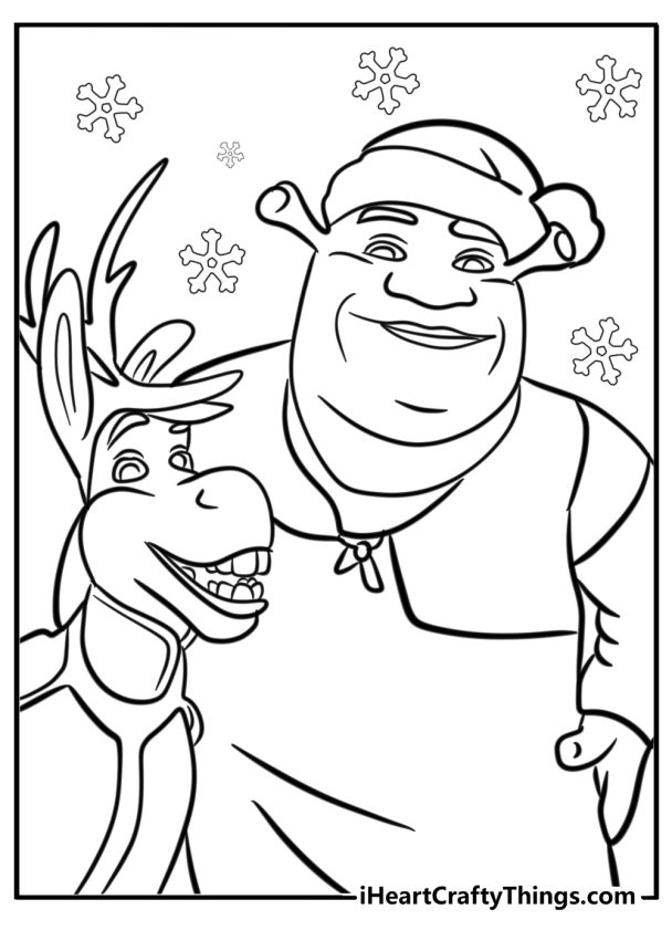 44 New Shrek Coloring Pages (100% Free To Print)