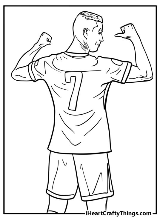 25 Ronaldo Coloring Pages