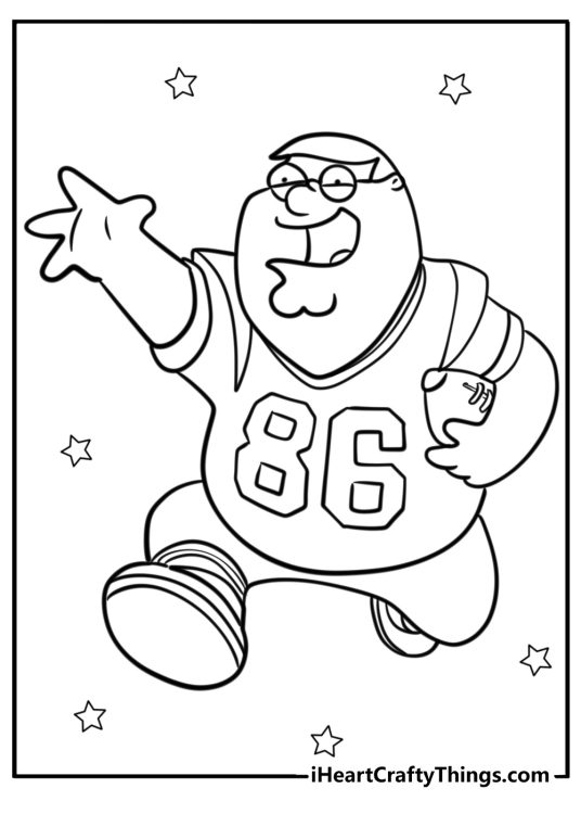 Coloring pages family guy