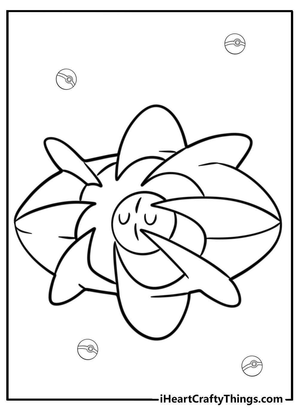 Cosmoem coloring page