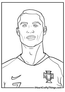 Cristiano Ronaldo Coloring Pages (25 Free Printable PDFs)