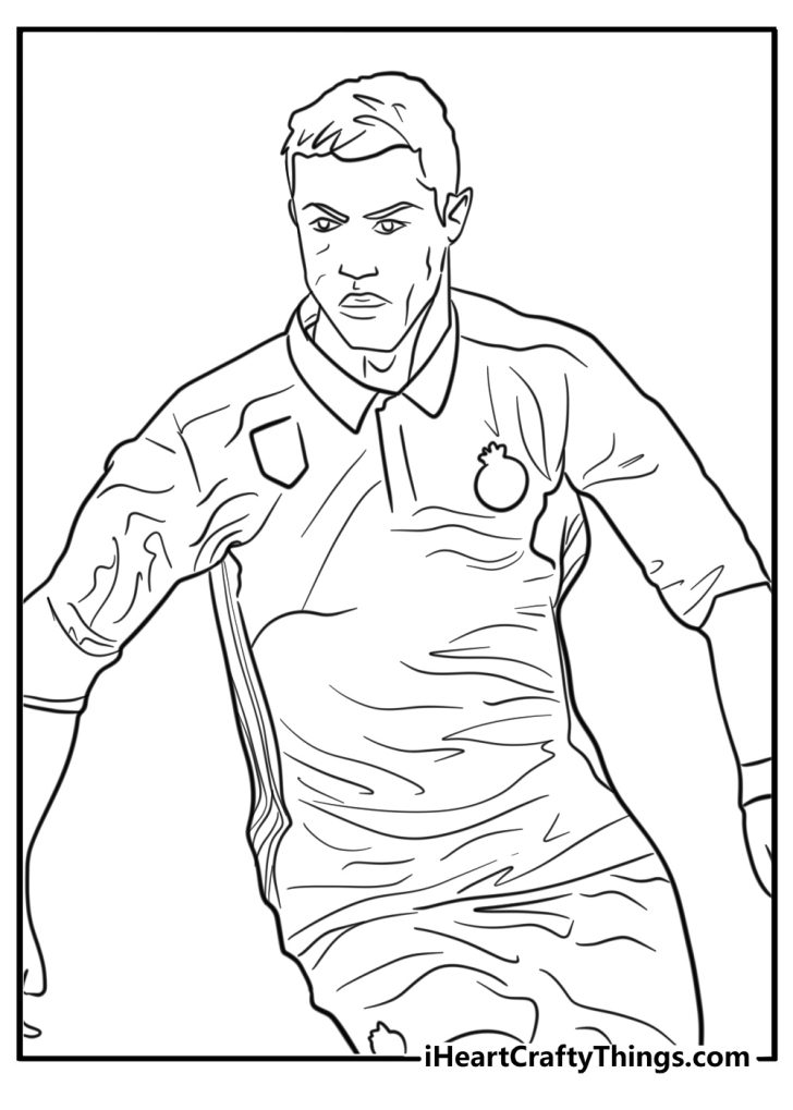 Cristiano Ronaldo Coloring Pages (25 Free Printable PDFs)