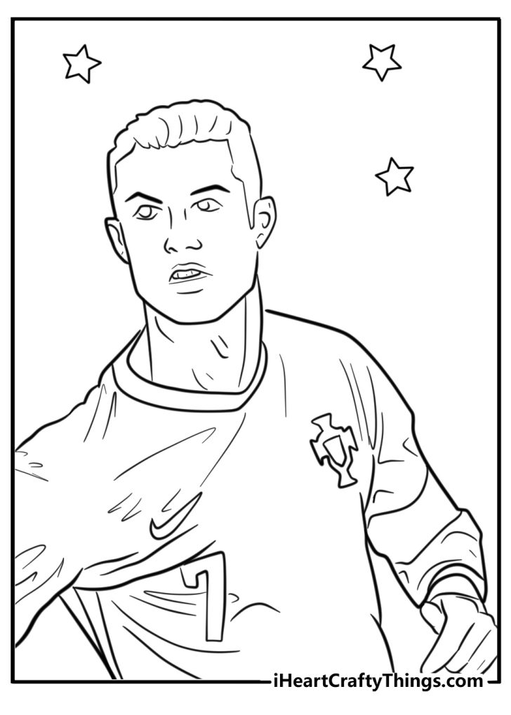 Cristiano Ronaldo Coloring Pages (25 Free Printable PDFs)