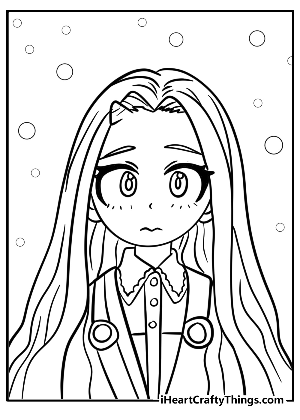 Cute chibi eri from my hero academia coloring pages