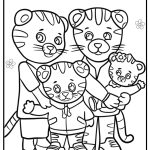 Daniel tiger coloring game