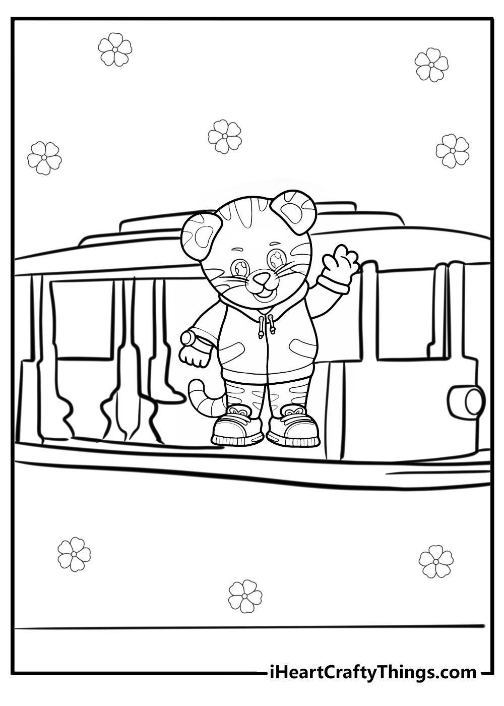 Daniel tiger's neighborhood coloring pages