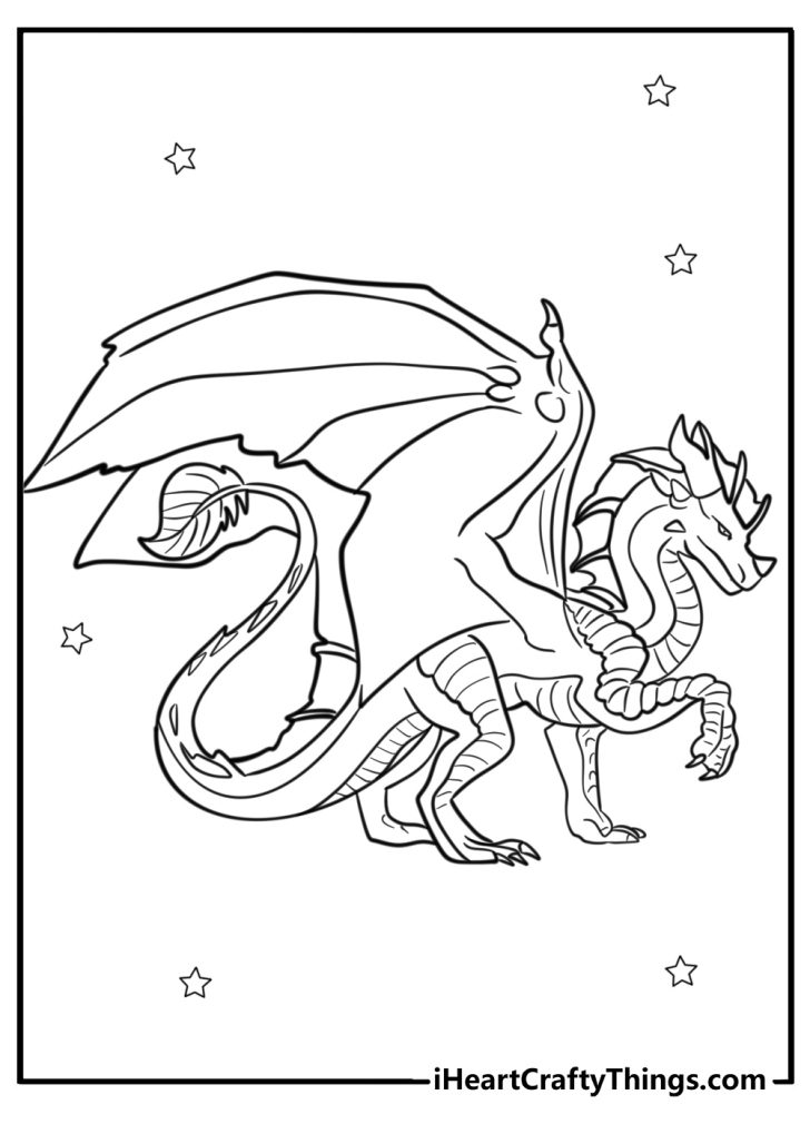 40 Wings Of Fire Coloring Pages (100% Free To Print)