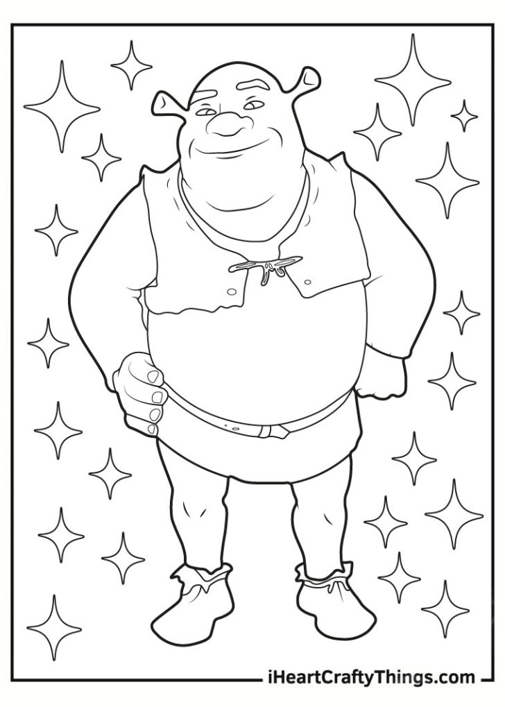 44 New Shrek Coloring Pages (100 Free To Print)