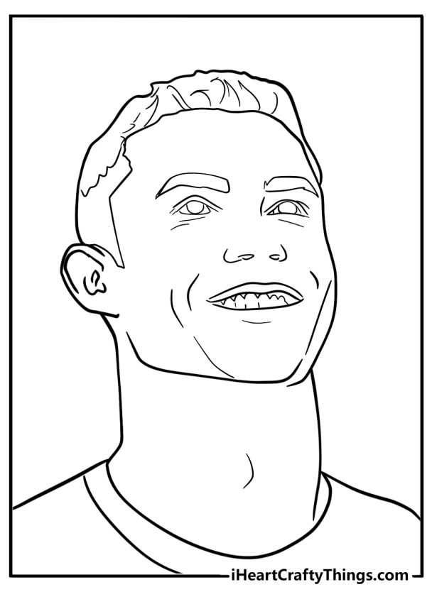 Cristiano Ronaldo Coloring Pages (25 Free Printable PDFs)