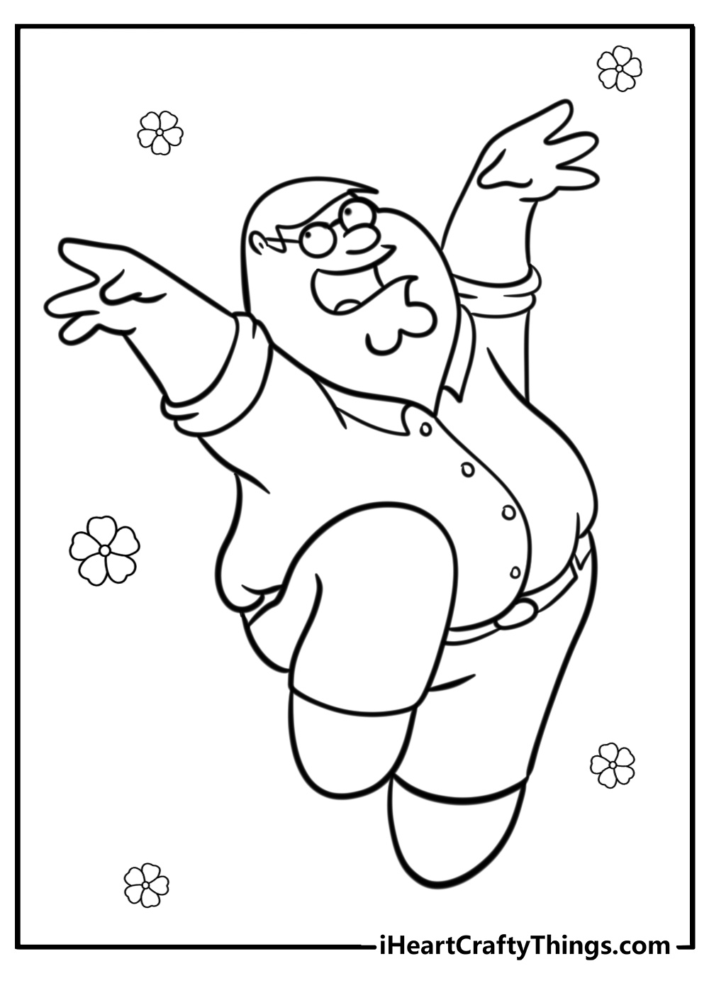 Family guy coloring page