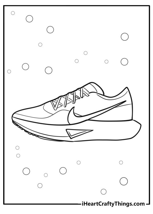 26 New Nike Coloring Pages (100% Free To Print)