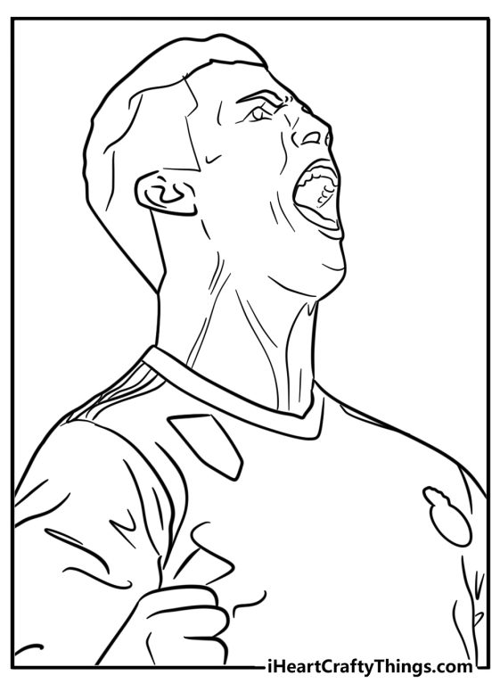 Cristiano Ronaldo Coloring Pages (25 Free Printable PDFs)