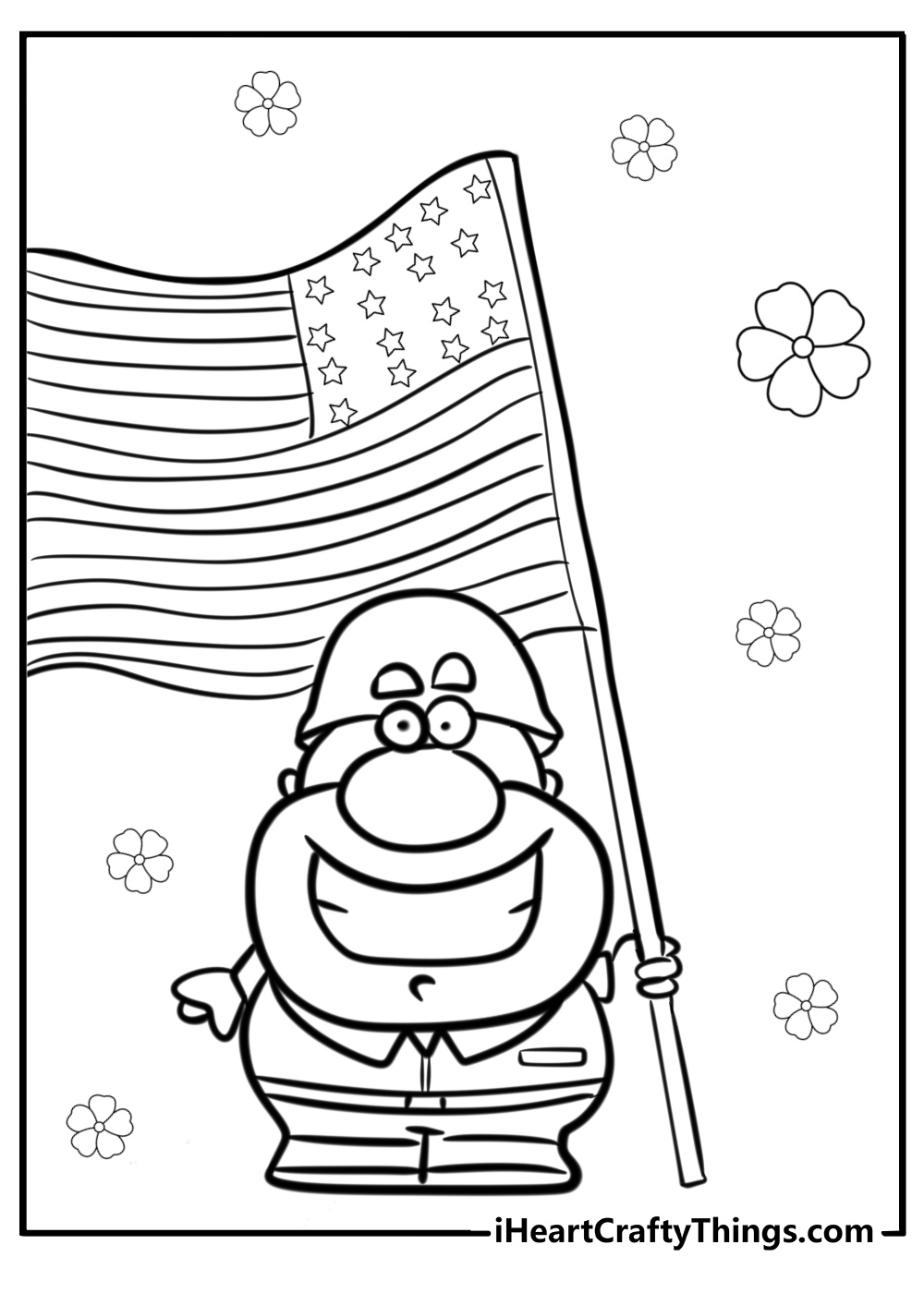 Free color pages for memorial day