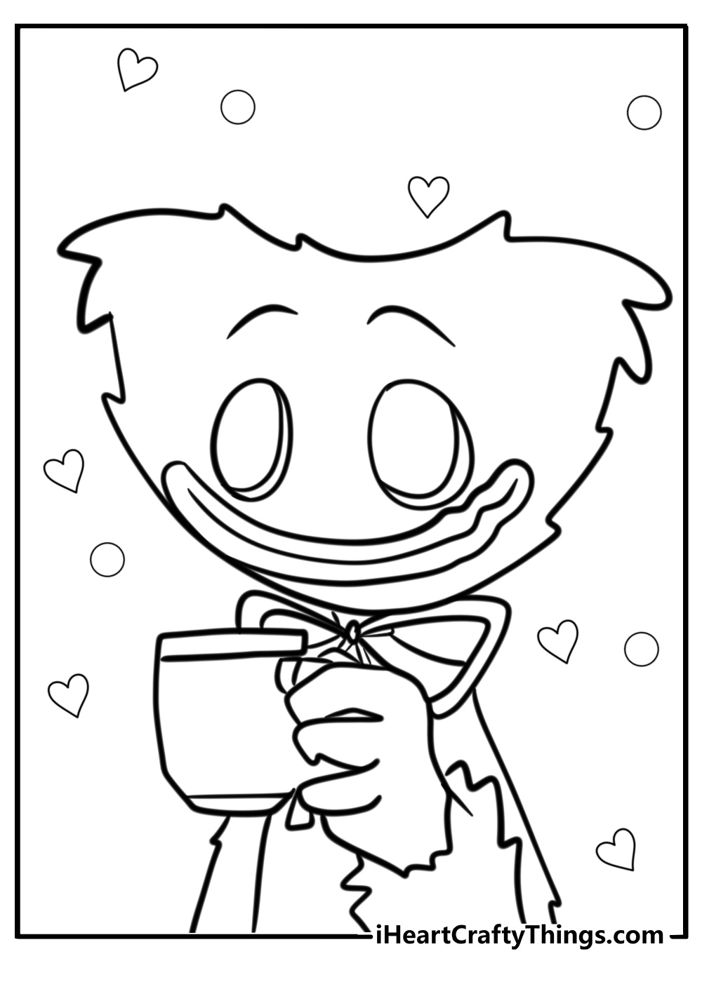 Free printable huggy wuggy coloring pages