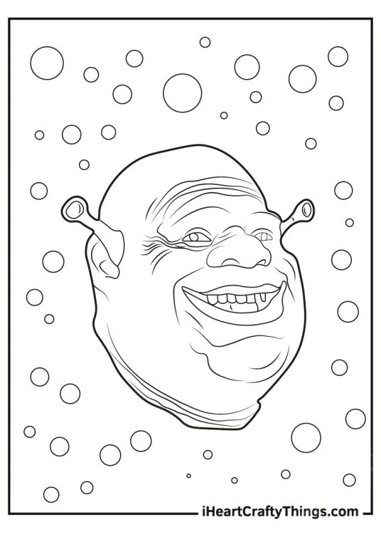 44 New Shrek Coloring Pages (100% Free To Print)