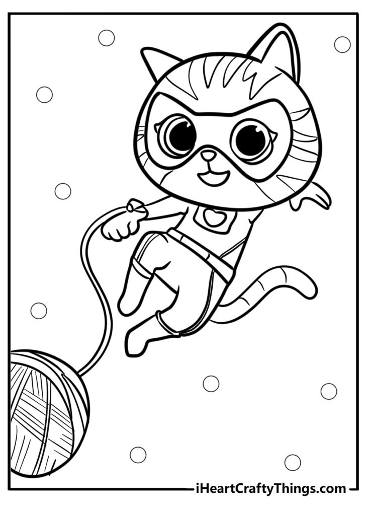 SuperKitties Coloring Pages - I Heart Crafty Things