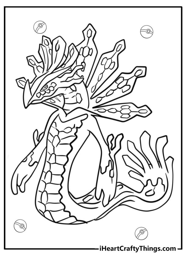31 New Legendary Pokemon Coloring Pages (100% Free To Print)