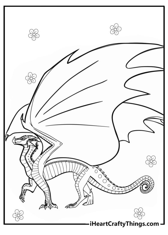 40 Wings Of Fire Coloring Pages (100% Free To Print)