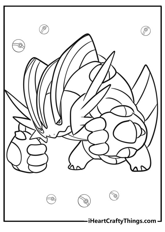 legendary pokemon Groudon coloring page