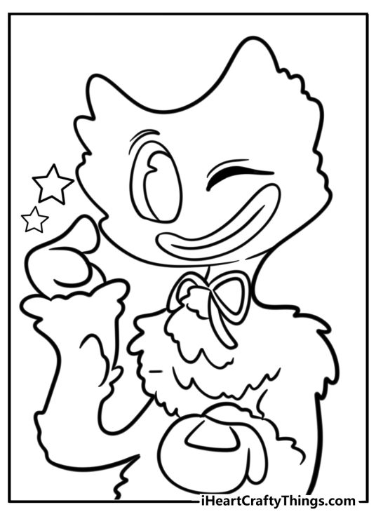 25 Huggy Wuggy Coloring Pages