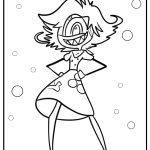 Hazbin hotel coloring pages