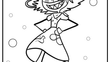 Hazbin hotel coloring pages