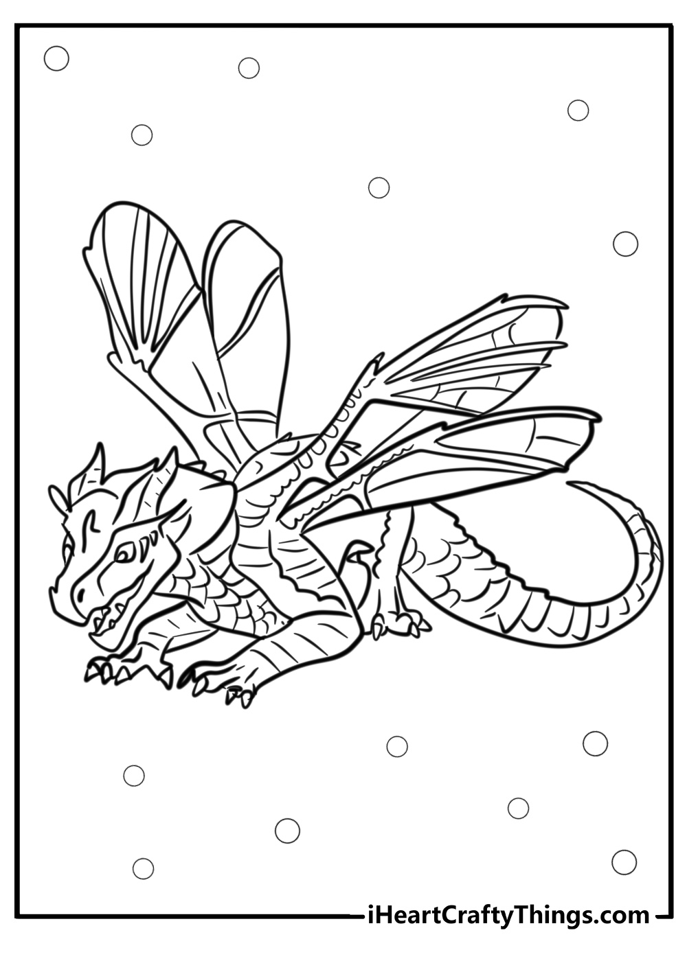 Hivewing coloring page