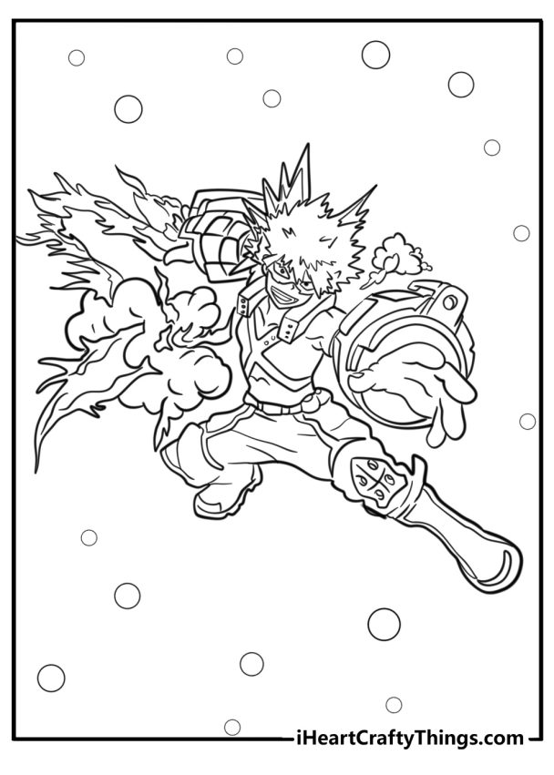 My Hero Academia Coloring Pages (26 Free PDF Printables)