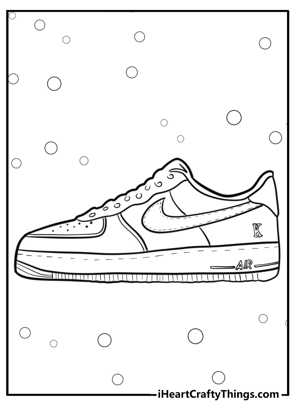 King of kicks nike coloring pages