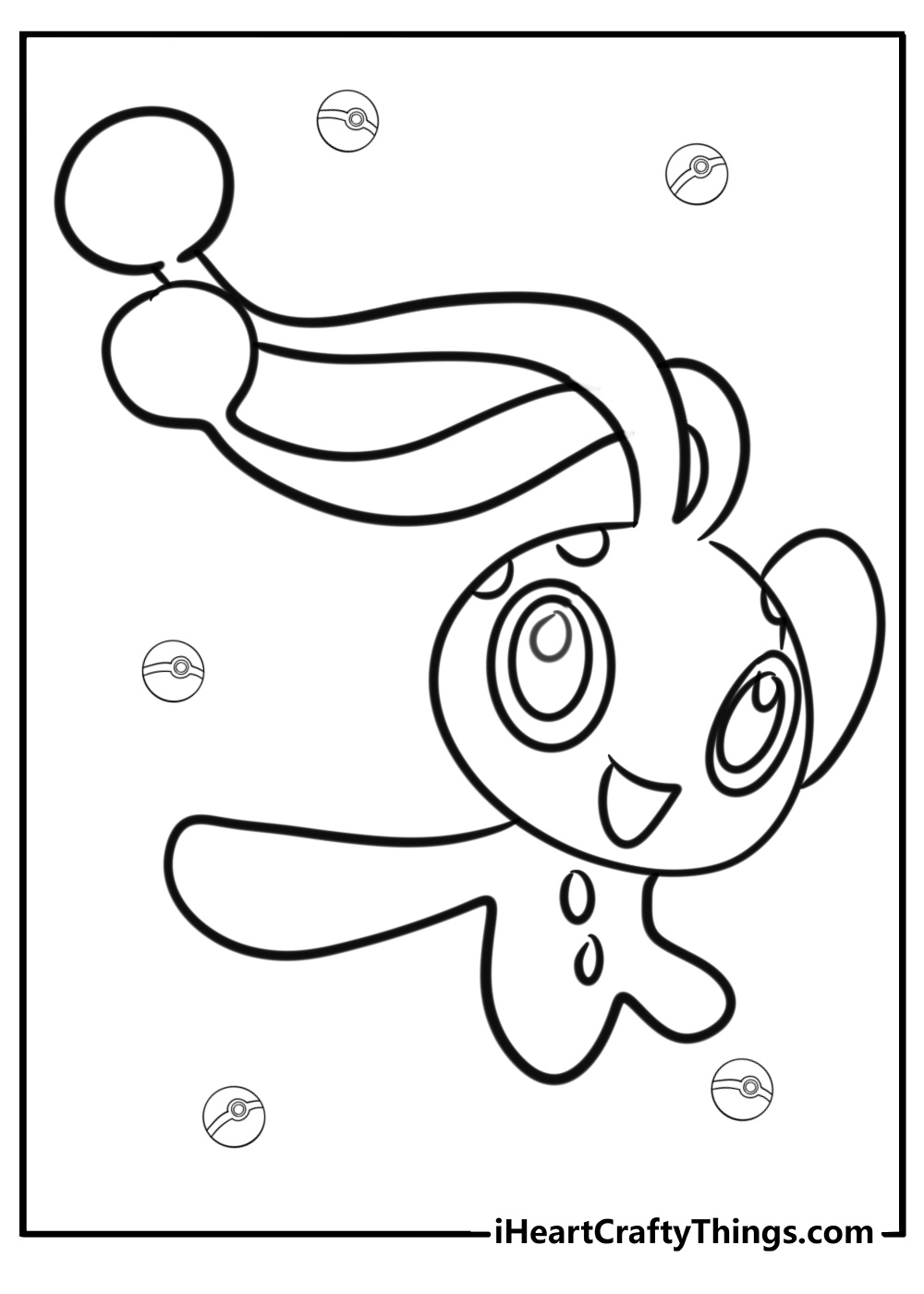 Legendary cute pokemon coloring pages