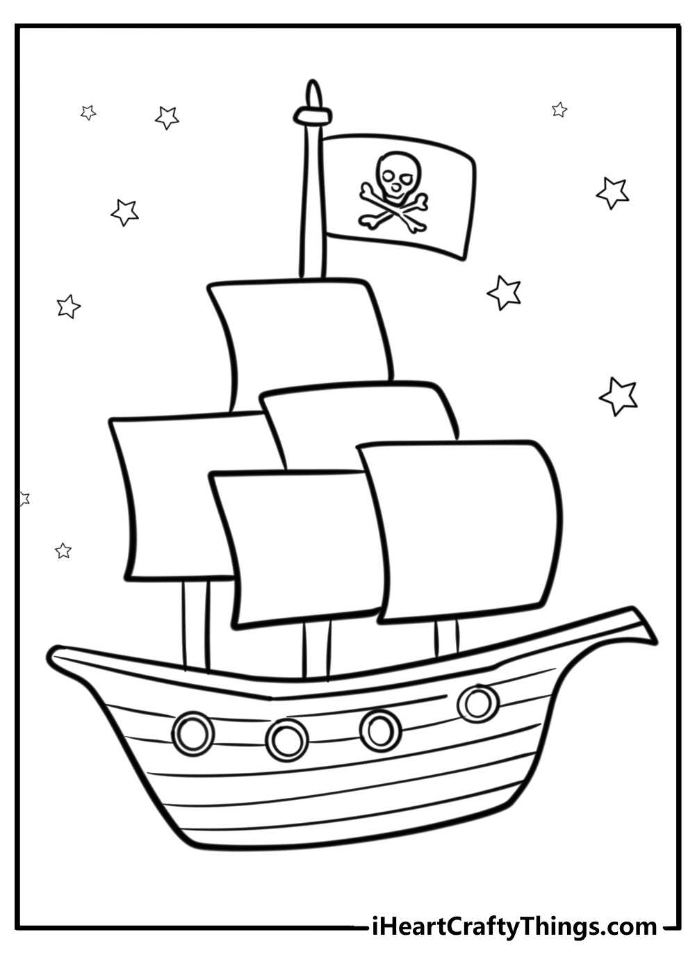 Lego pirate ship coloring pages