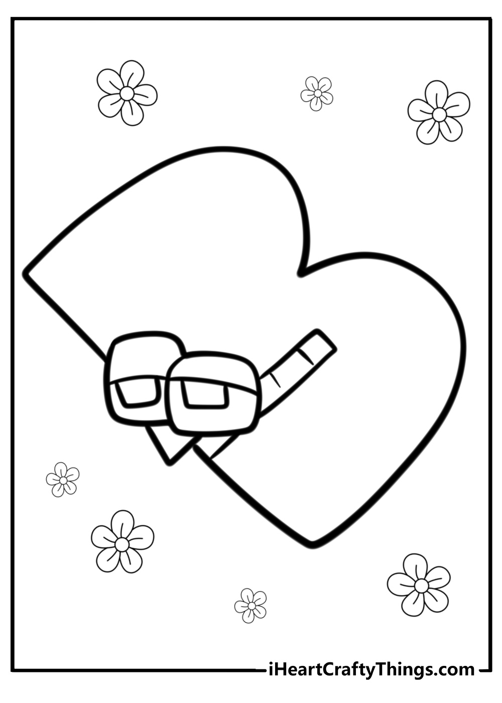 Letter b alphabet lore coloring page