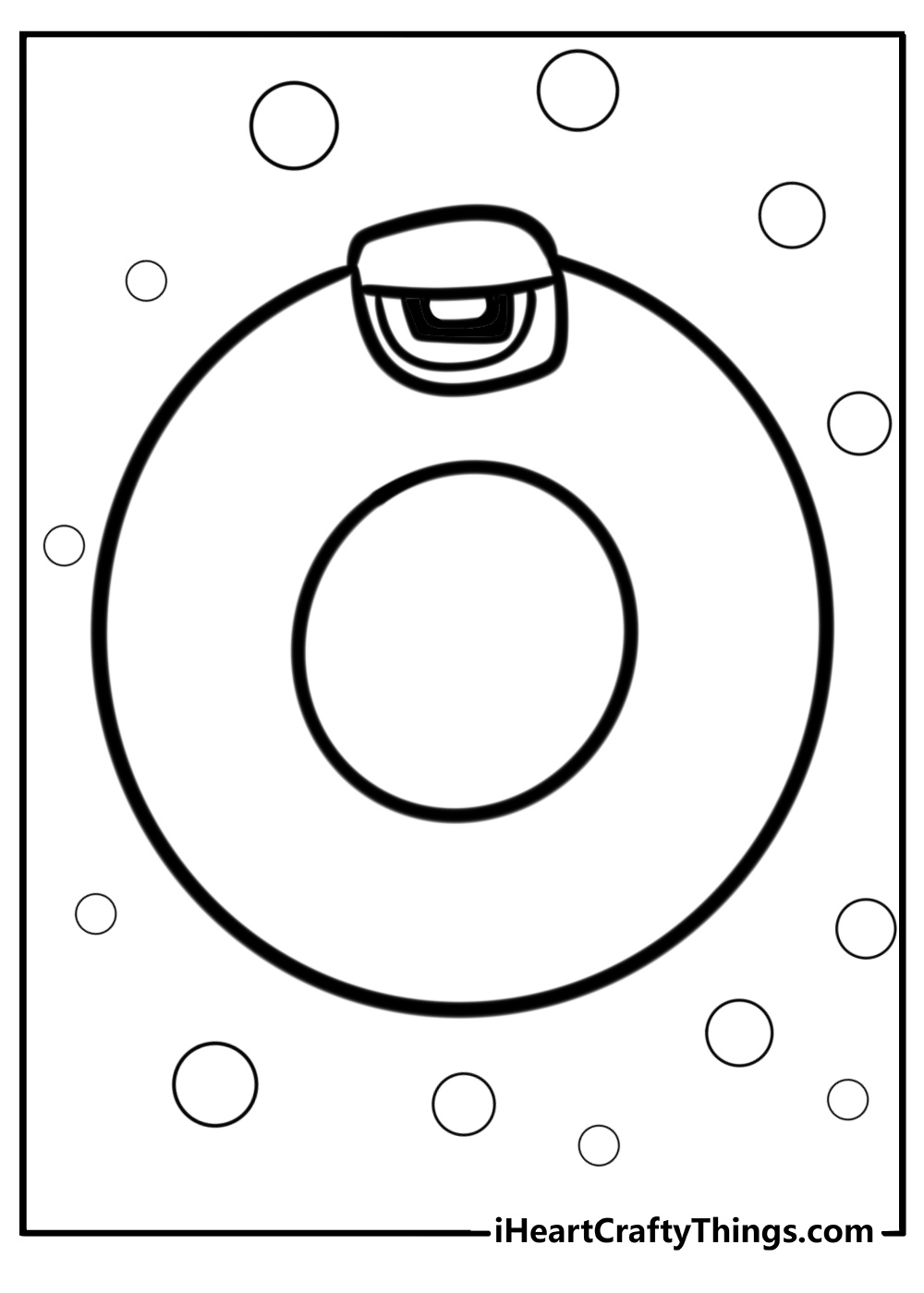 Letter o alphabet lore coloring page