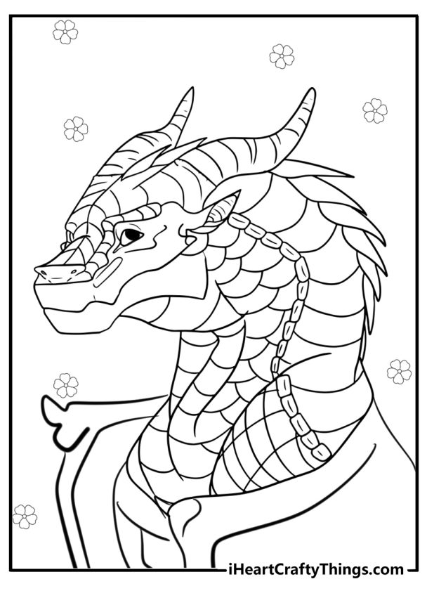 40 Wings Of Fire Coloring Pages (100% Free To Print)