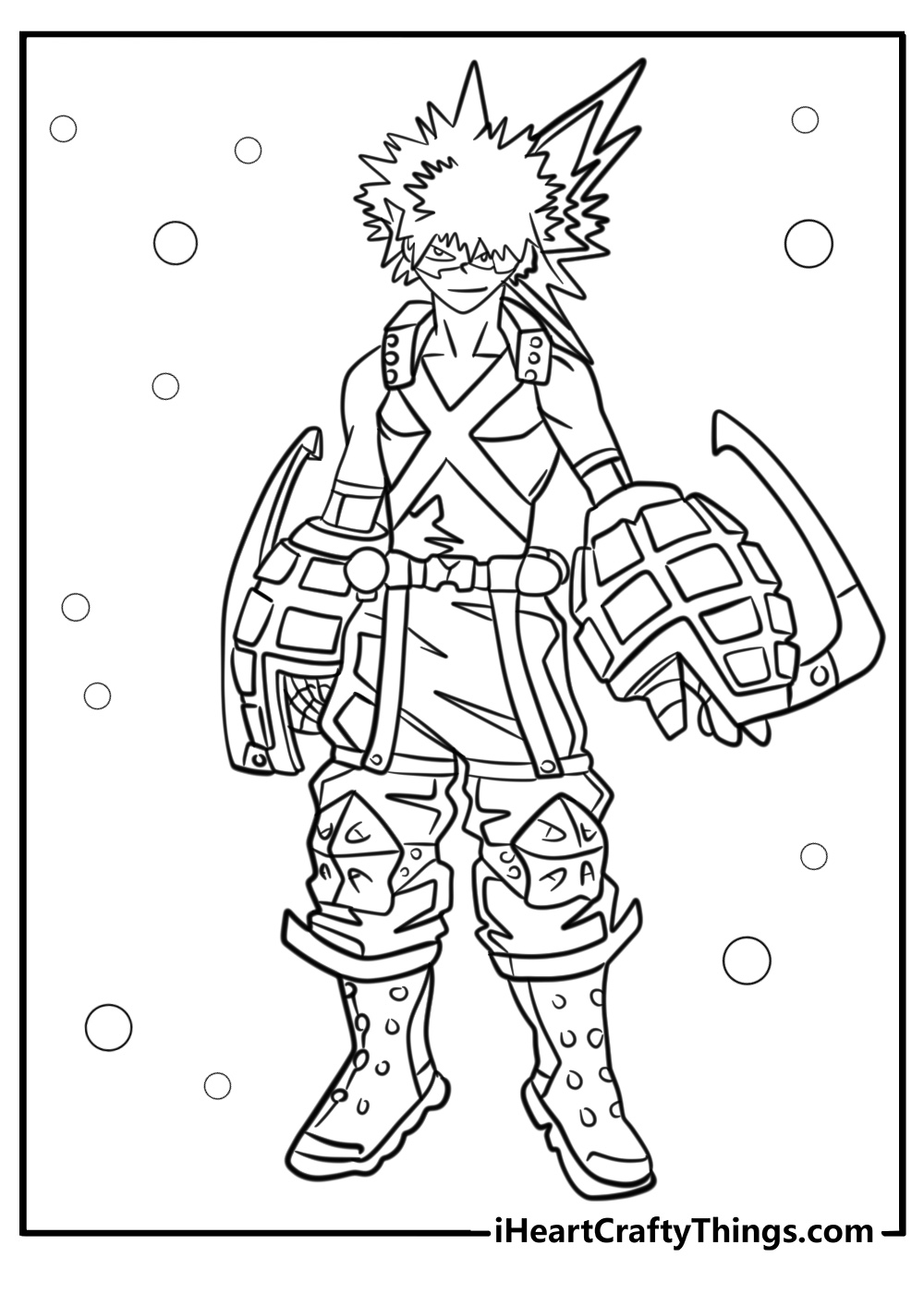 My hero academia coloring pages bakugo